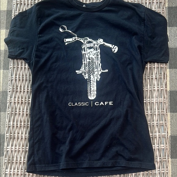 Classic Cafe Black T-Shirt - Picture 1 of 5